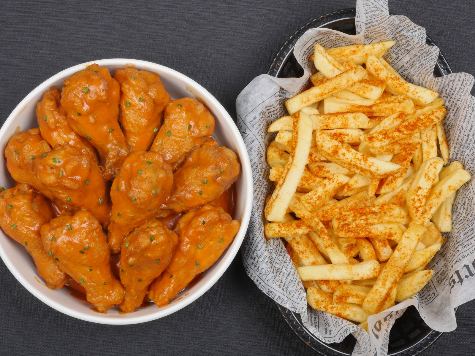 Wings & Rings: alitas de pollo al estilo americano