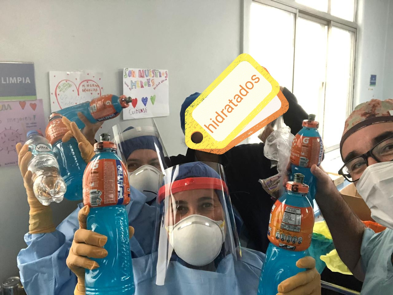 “Endulzando héroes”: iniciativa que da energía a los profesionales de la salud